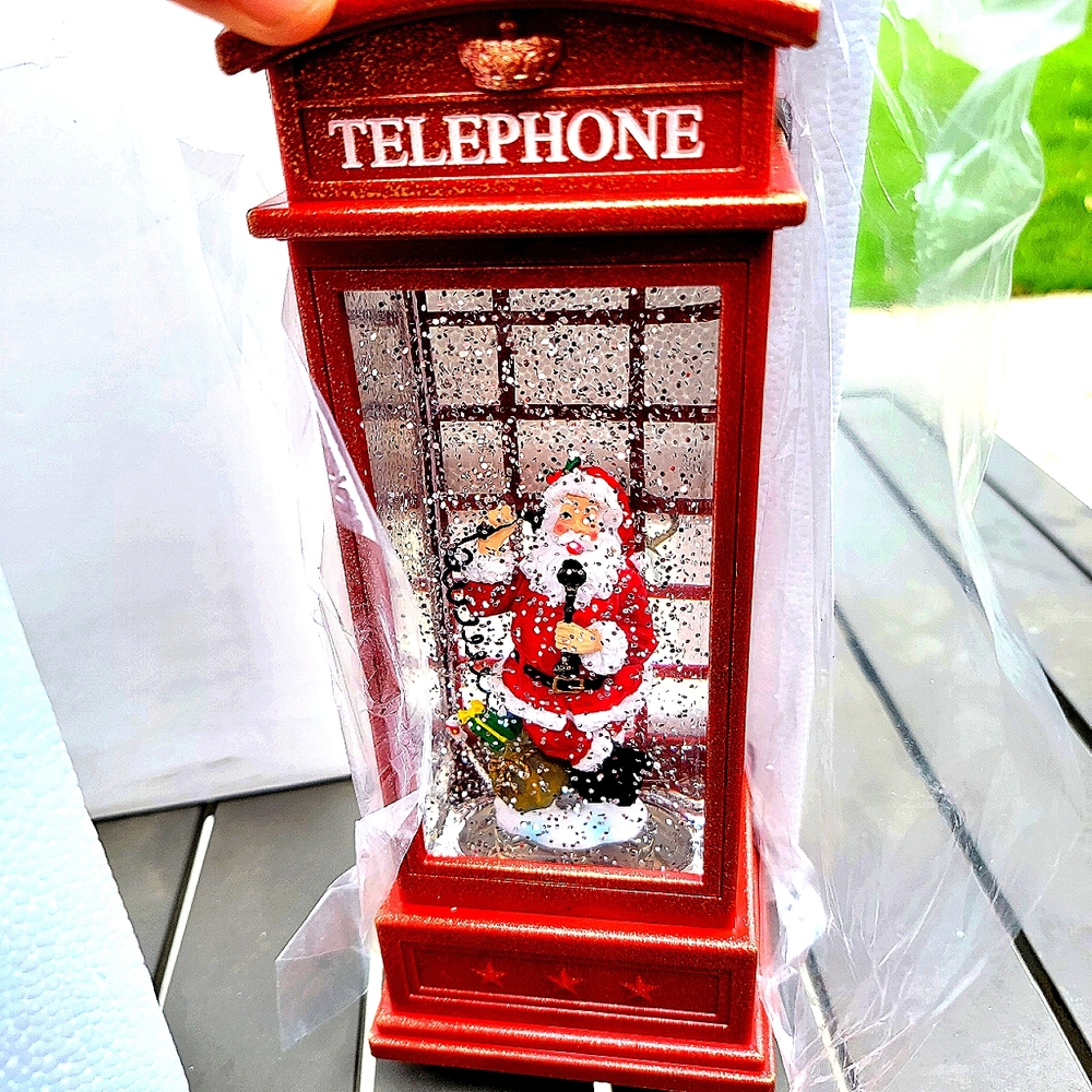 Christmas ornament santa claus with music
